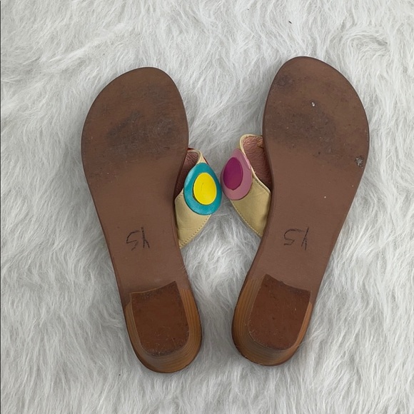 Sandalino Sandals Size 9 Colorful FlipFlop Sandals - Picture 5 of 7